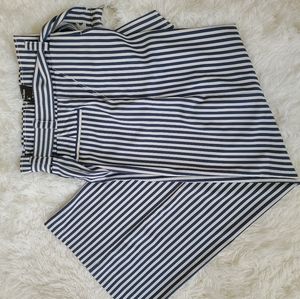 Paperbag waist wide leg pants